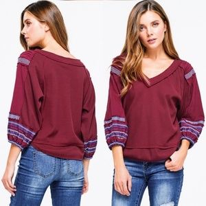 Final Price- Boutique Lightweight Waffle Knit Top
